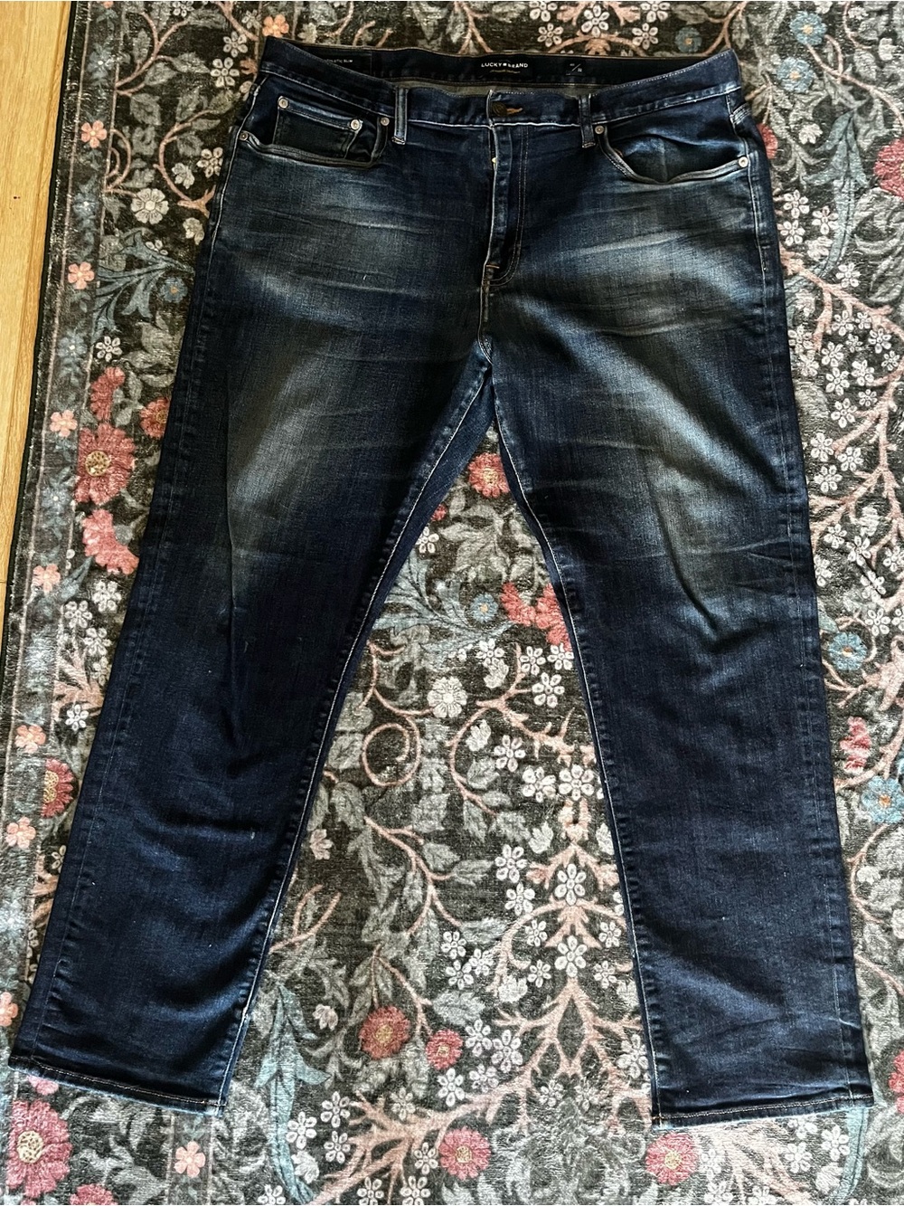 Lucky Brand Slim Straight Dark Blue Jeans
